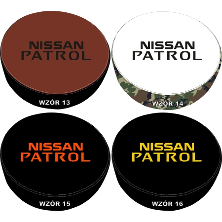 POKROWIEC NA KOŁO ZAPASOWE NISSAN PATROL 36 WZORÓW
