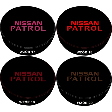 POKROWIEC NA KOŁO ZAPASOWE NISSAN PATROL 36 WZORÓW