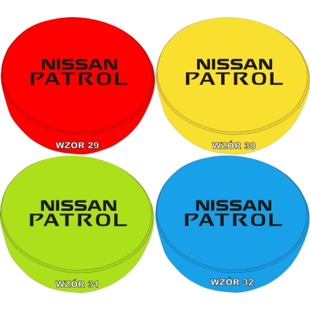 POKROWIEC NA KOŁO ZAPASOWE NISSAN PATROL 36 WZORÓW